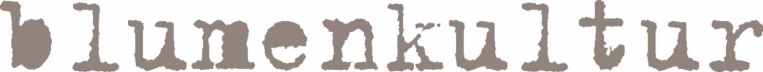 blumenkultur, logo